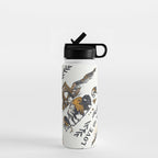 Vintage Yellowstone Pattern  Water Bottle Gallery Image 1