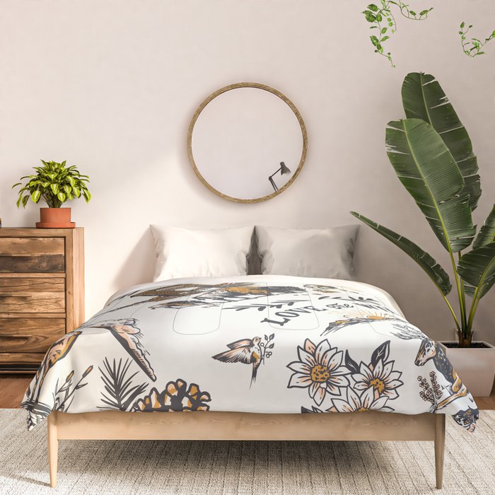 Vintage Yellowstone Pattern  Comforter Gallery Image 3