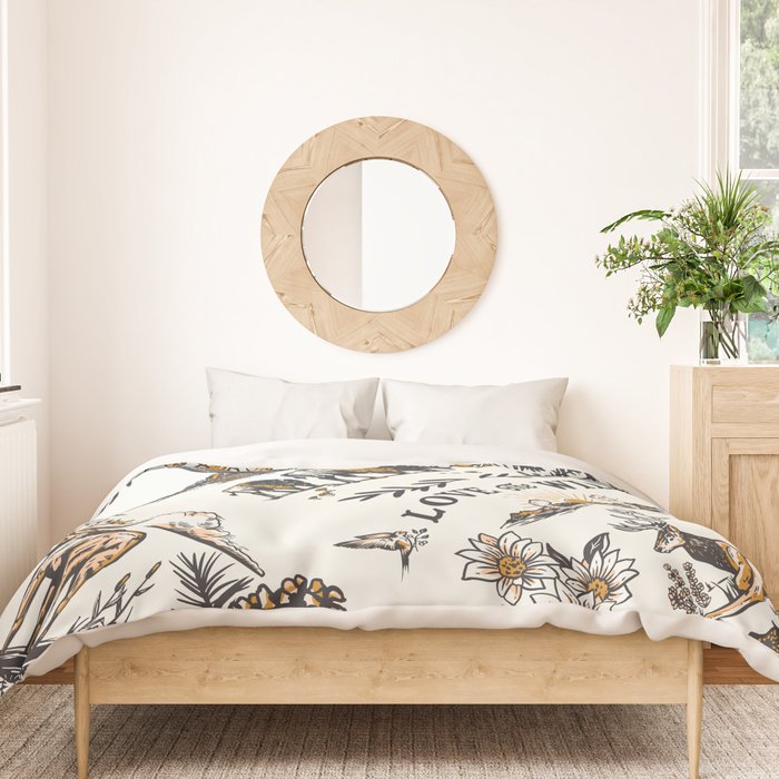 Vintage Yellowstone Pattern  Duvet Cover Gallery Image 3