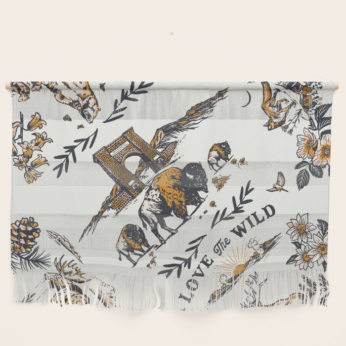 Vintage Yellowstone Pattern  Wall Hanging Gallery Image 1