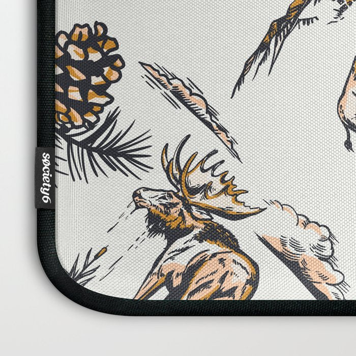Vintage Yellowstone Pattern  Laptop Sleeve Gallery Image 3