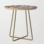 Botanical Whispers / Brown & Blue Side Table Gallery Image 1