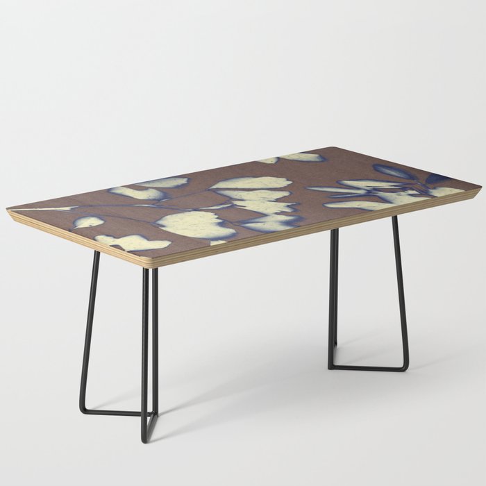 Botanical Whispers / Brown & Blue Coffee Table Gallery Image 1