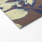 Botanical Whispers / Brown & Blue Welcome Mat Gallery Image 2