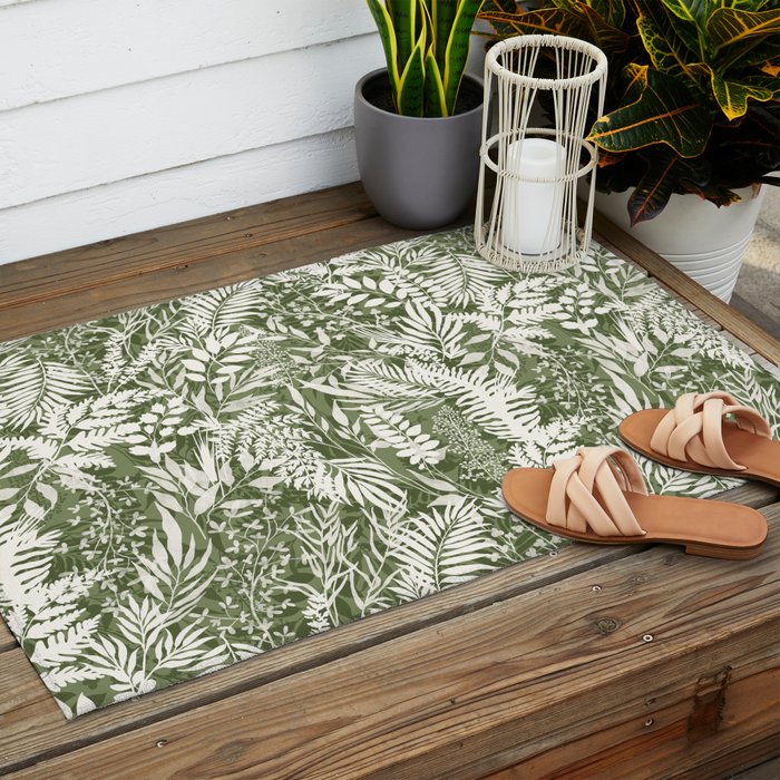 Leafy autumn forest GW Outdoor Rug Gallery Image 2
