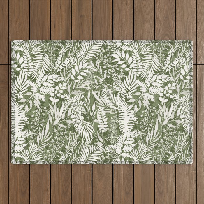 Leafy autumn forest GW Outdoor Rug Gallery Image 1