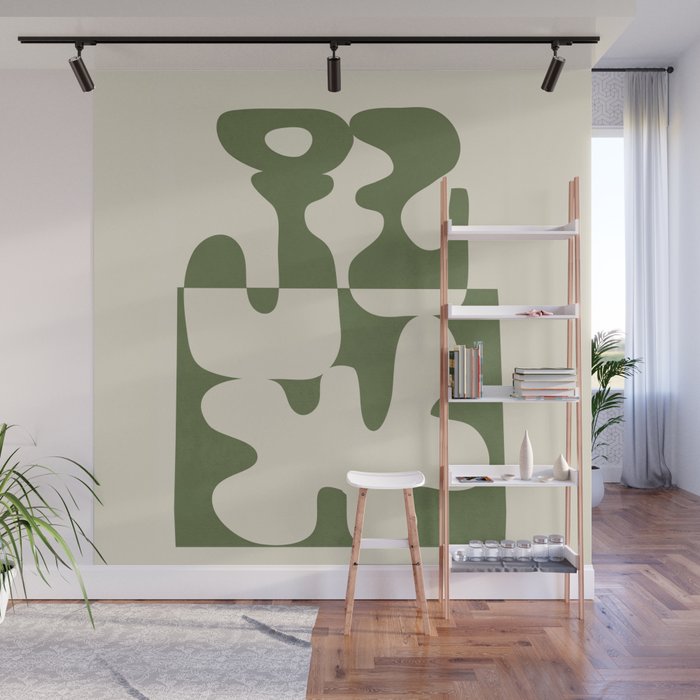 Duality in Motion 4 Wall Mural Gallery Image 1