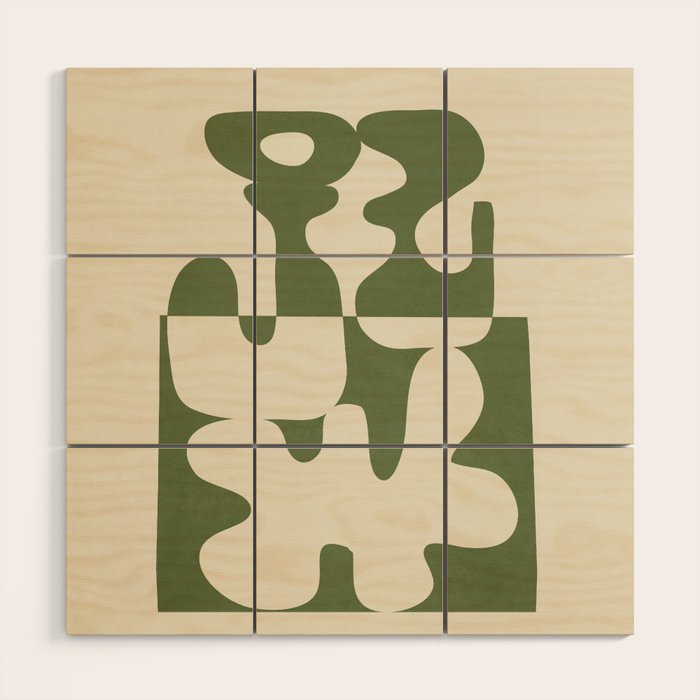 Duality in Motion 4 Wood Wall Art Gallery Image 1