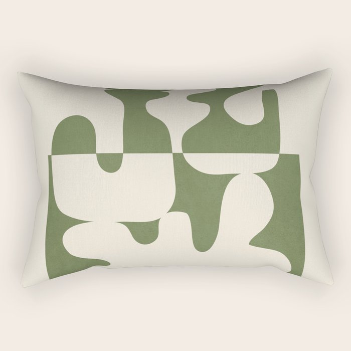 Duality in Motion 4 Rectangular Pillow Gallery Image 2