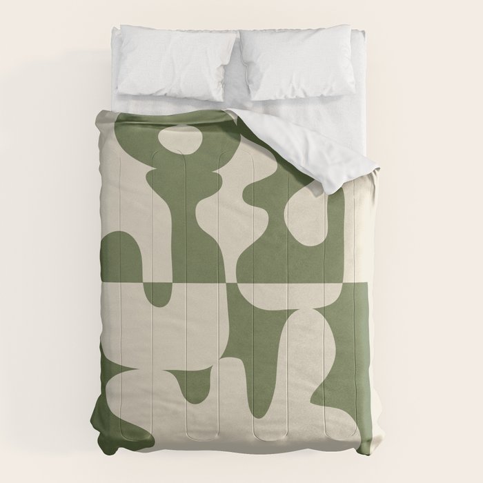Duality in Motion 4 Comforter Gallery Image 1