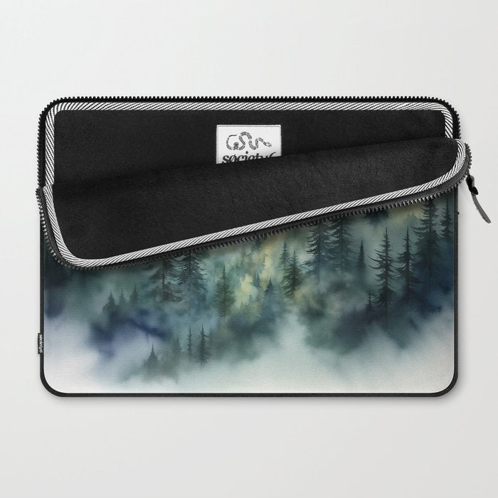 Treetops in the Mist Laptop Sleeve Gallery Image 2