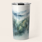 Treetops in the Mist Travel Mug Gallery Image 1
