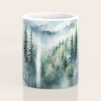 Treetops in the Mist Coffee Mug Gallery Image 4