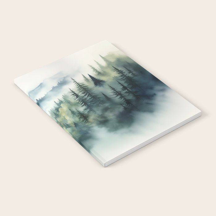 Treetops in the Mist Notebook Gallery Image 2