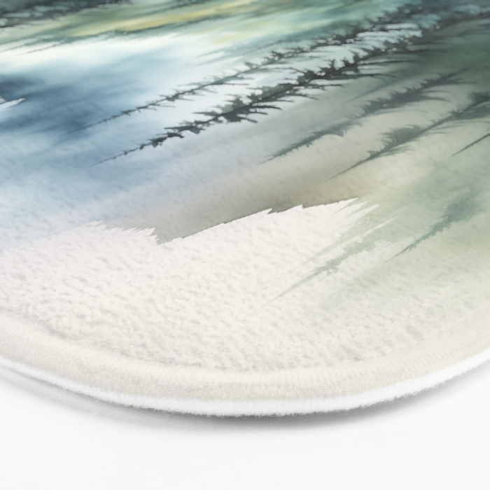 Treetops in the Mist Bath Mat Gallery Image 3