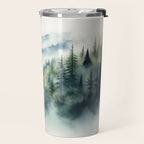 Treetops in the Mist Travel Mug Gallery Image 2
