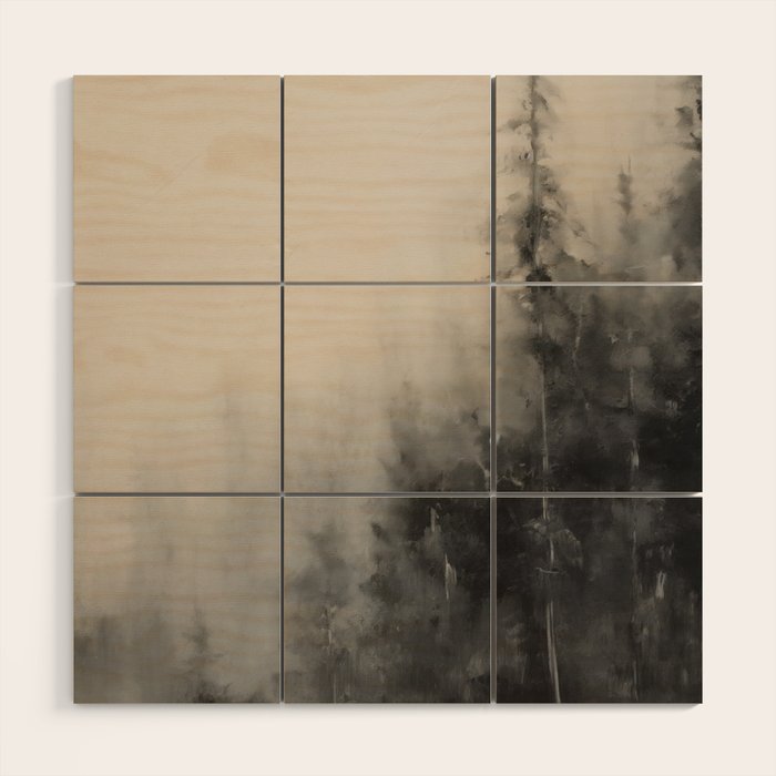 Snow Forest II Wood Wall Art Gallery Image 1
