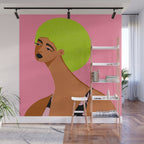 Summer Hair Vibe Wall Mural Gallery Image 1