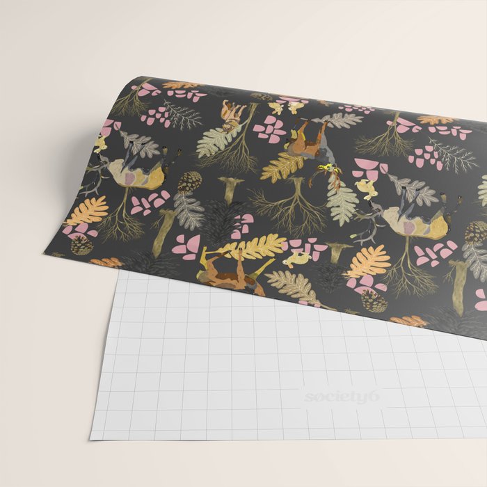 Colorful forest animals F Wrapping Paper Gallery Image 2