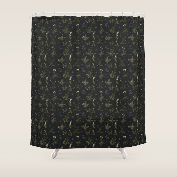 Witches Garden Shower Curtain Gallery Image 1