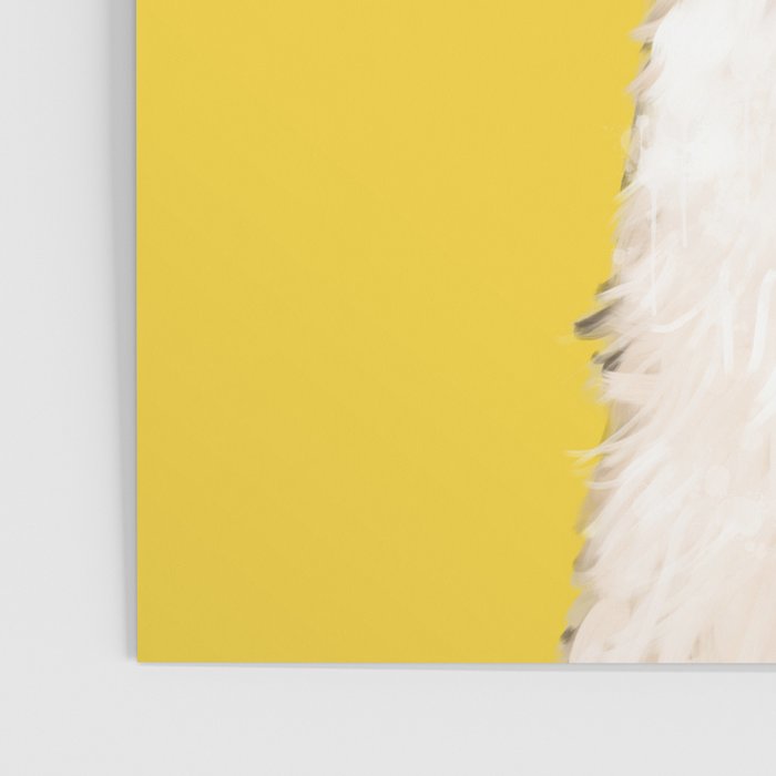 Aloha Hawaiian Llama in Yellow Poster Gallery Image 3
