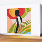 Tropical Girl 2/2 Wall Mural Gallery Image 2