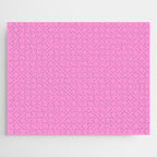 Preppy Pink Solid Color Jigsaw Puzzle Gallery Image 1