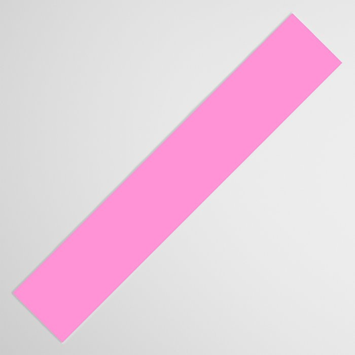 Preppy Pink Solid Color Table Runner Gallery Image 3