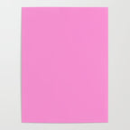 Preppy Pink Solid Color Poster Gallery Image 4