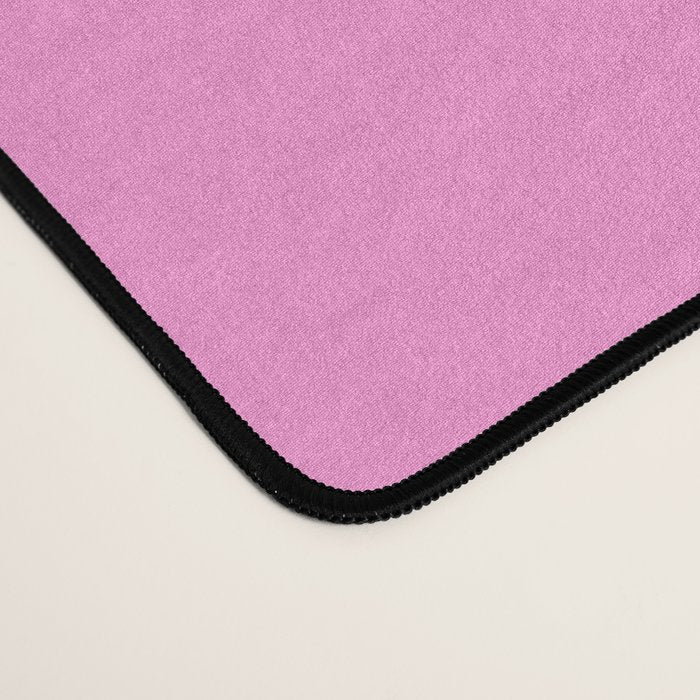 Preppy Pink Solid Color Desk Mat Gallery Image 4