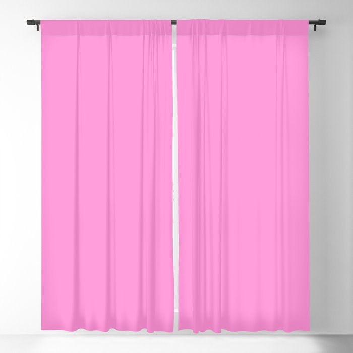 Preppy Pink Solid Color Window Curtain Gallery Image 5