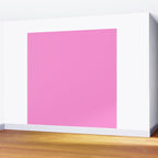 Preppy Pink Solid Color Wall Mural Gallery Image 2