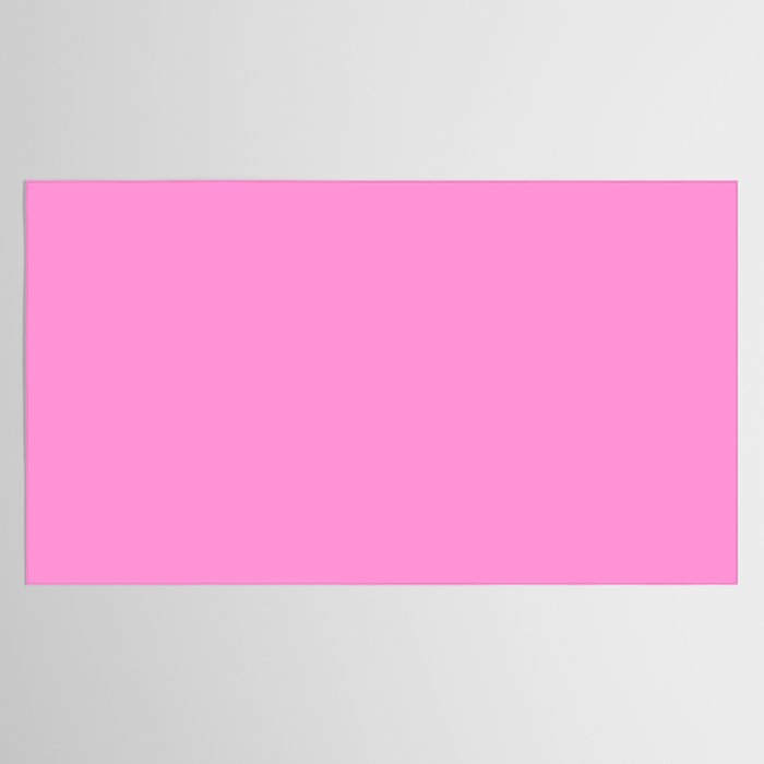 Preppy Pink Solid Color Tablecloth Gallery Image 2