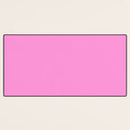 Preppy Pink Solid Color Desk Mat Gallery Image 3