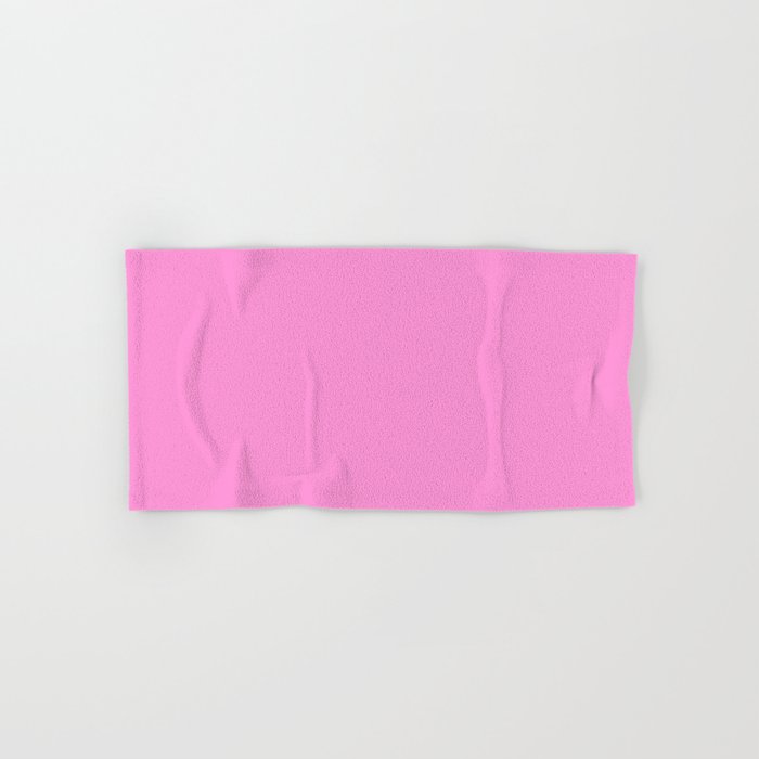 Preppy Pink Solid Color Bath Towel Gallery Image 1