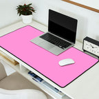 Preppy Pink Solid Color Desk Mat Gallery Image 2