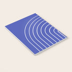 Minimal Arch XXI Bright Blue Modern Geometric Lines Notebook Gallery Image 3