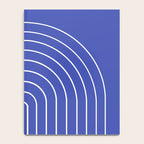 Minimal Arch XXI Bright Blue Modern Geometric Lines Notebook Gallery Image 4