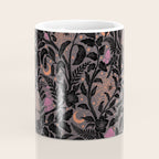 Mysterious Garden - black, gray, orange, and purple Coffee Mug Gallery Image 4