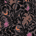 Mysterious Garden - black, gray, orange, and purple Coffee Mug Gallery Image 2