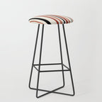 Classic Stripes XI - Neutral Pink Stool Gallery Image 1