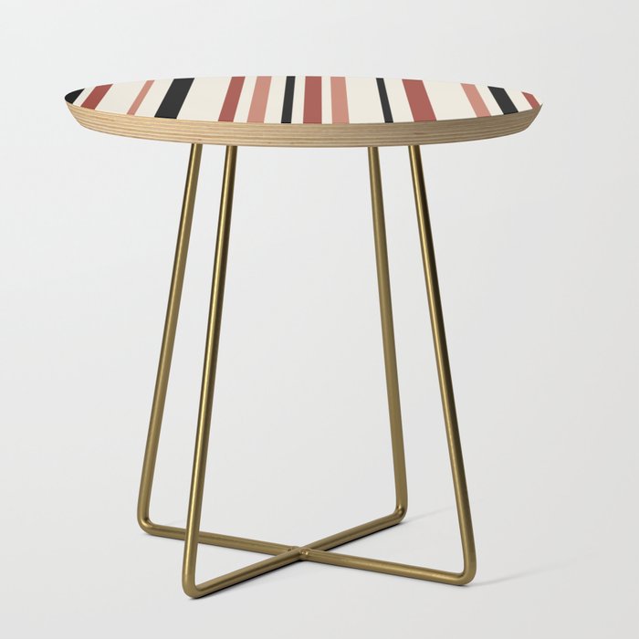 Classic Stripes XI - Neutral Pink Side Table Gallery Image 1