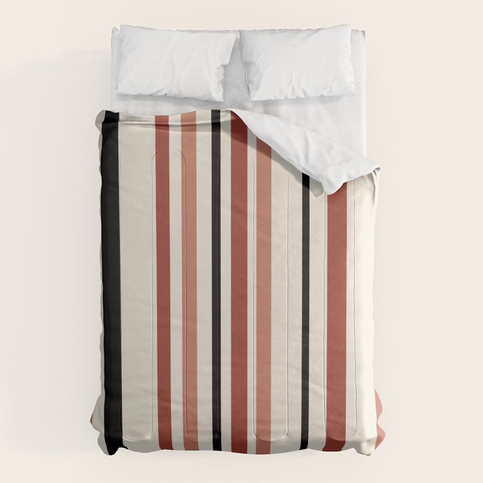 Classic Stripes XI - Neutral Pink Comforter Gallery Image 6