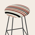 Classic Stripes XI - Neutral Pink Stool Gallery Image 2