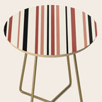 Classic Stripes XI - Neutral Pink Side Table Gallery Image 2
