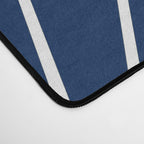 Triangle Geometric Art,  Navy Blue, Pieces Art Desk Mat Gallery Image 4