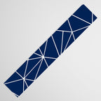 Triangle Geometric Art,  Navy Blue, Pieces Art Table Runner Gallery Image 3