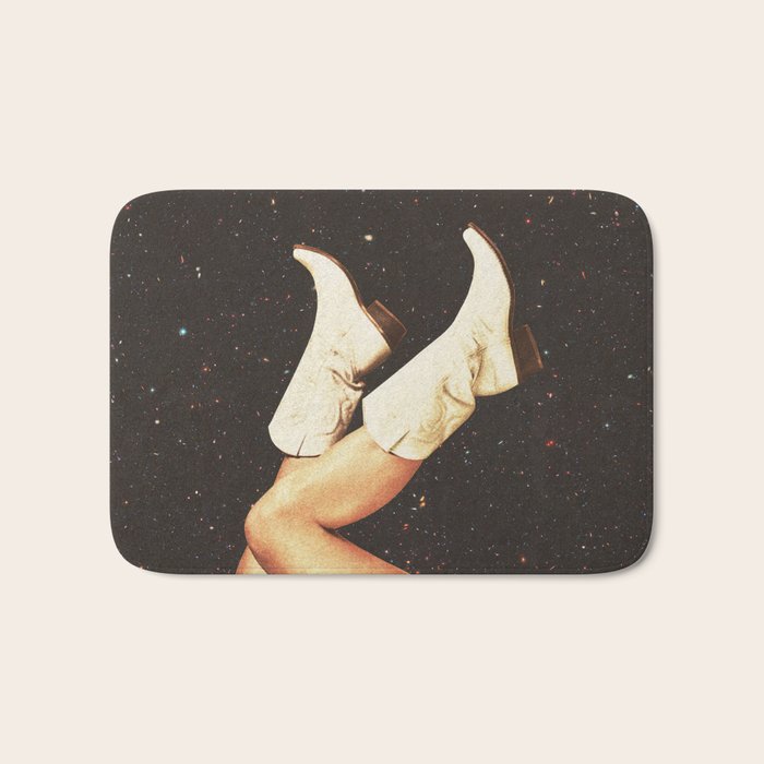 These Boots - Space & Stars Cowgirl Bath Mat Gallery Image 1