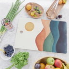 Colorful Abstract Mountains Cutting Board Gallery Image 2