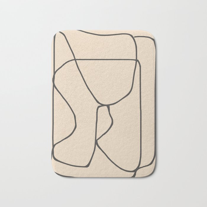 Abstract line art 23 Bath Mat Gallery Image 1